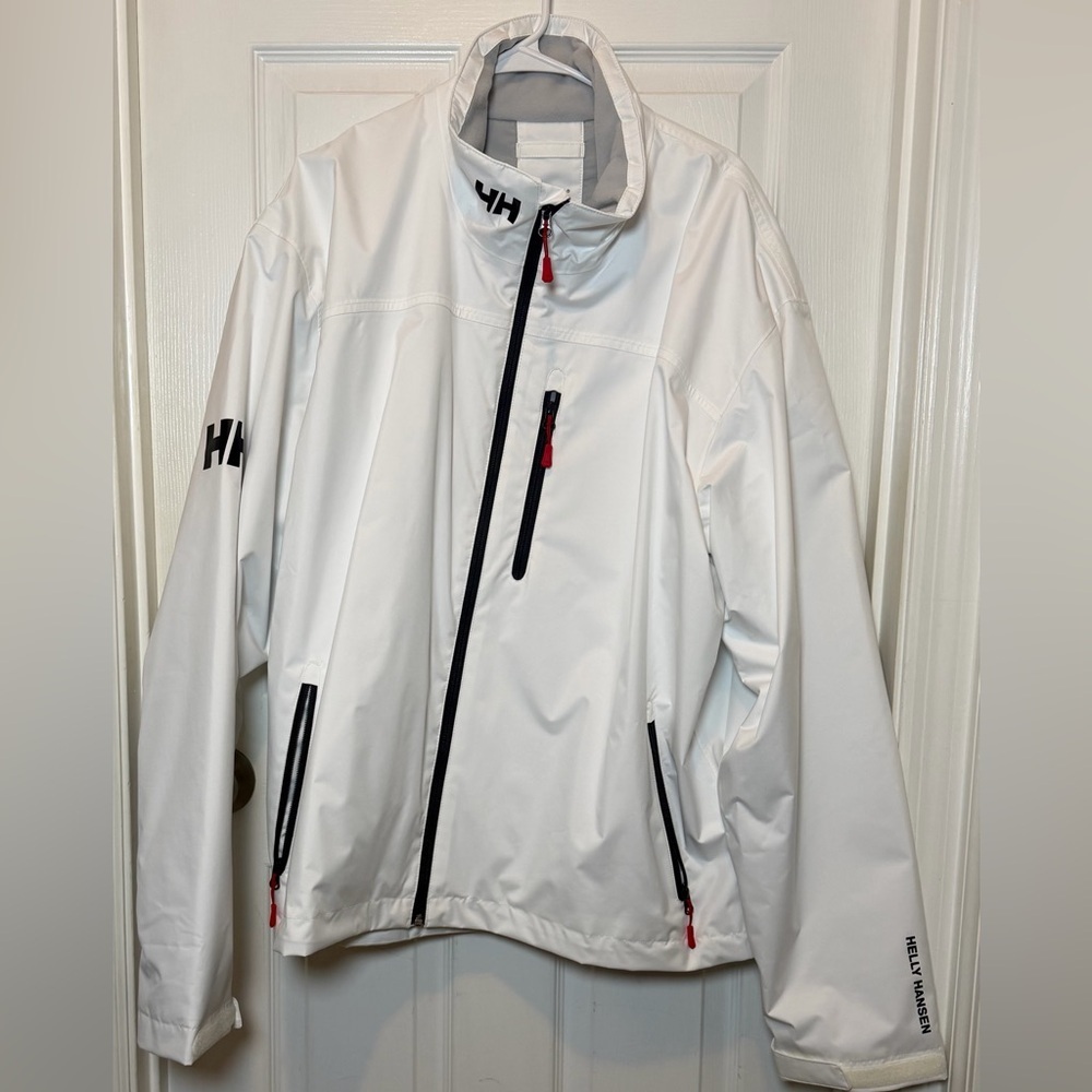 Helly Hansen White Black and Red Jacket Size 3XL